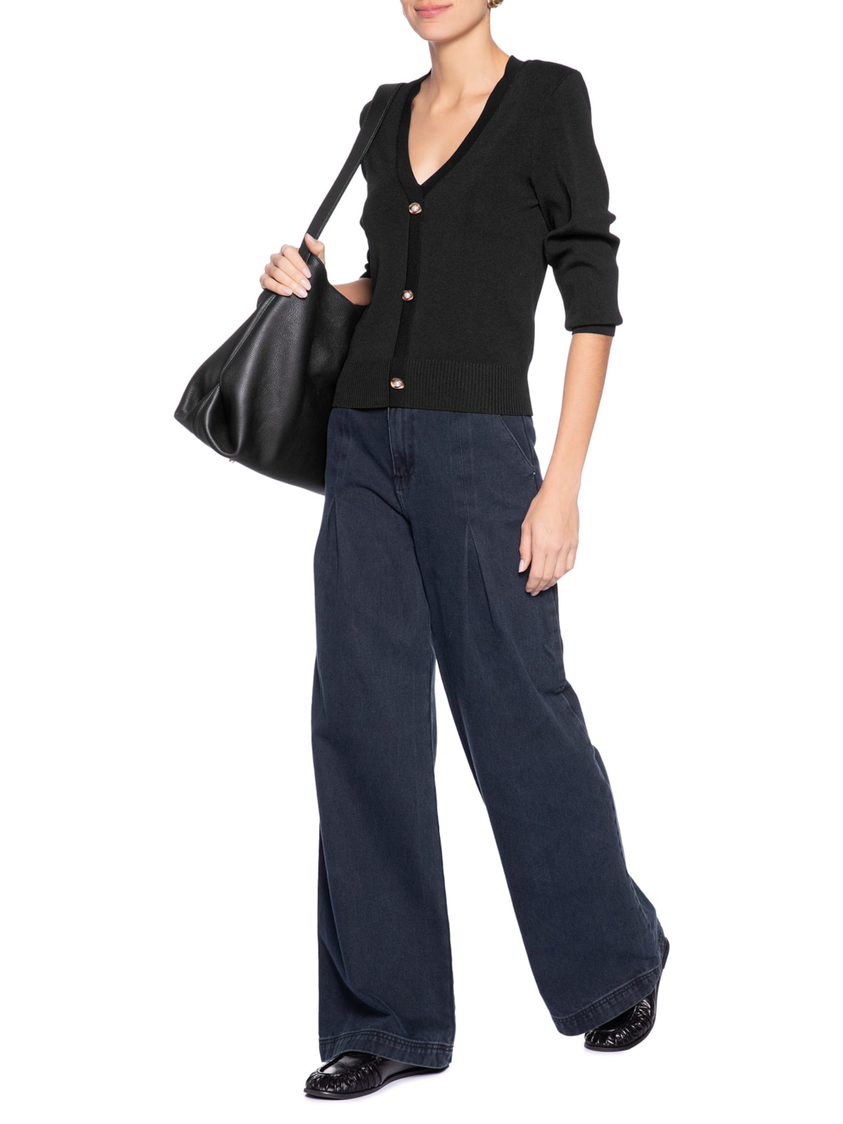 Cardigan Feminino Nina – Preto Le Lis