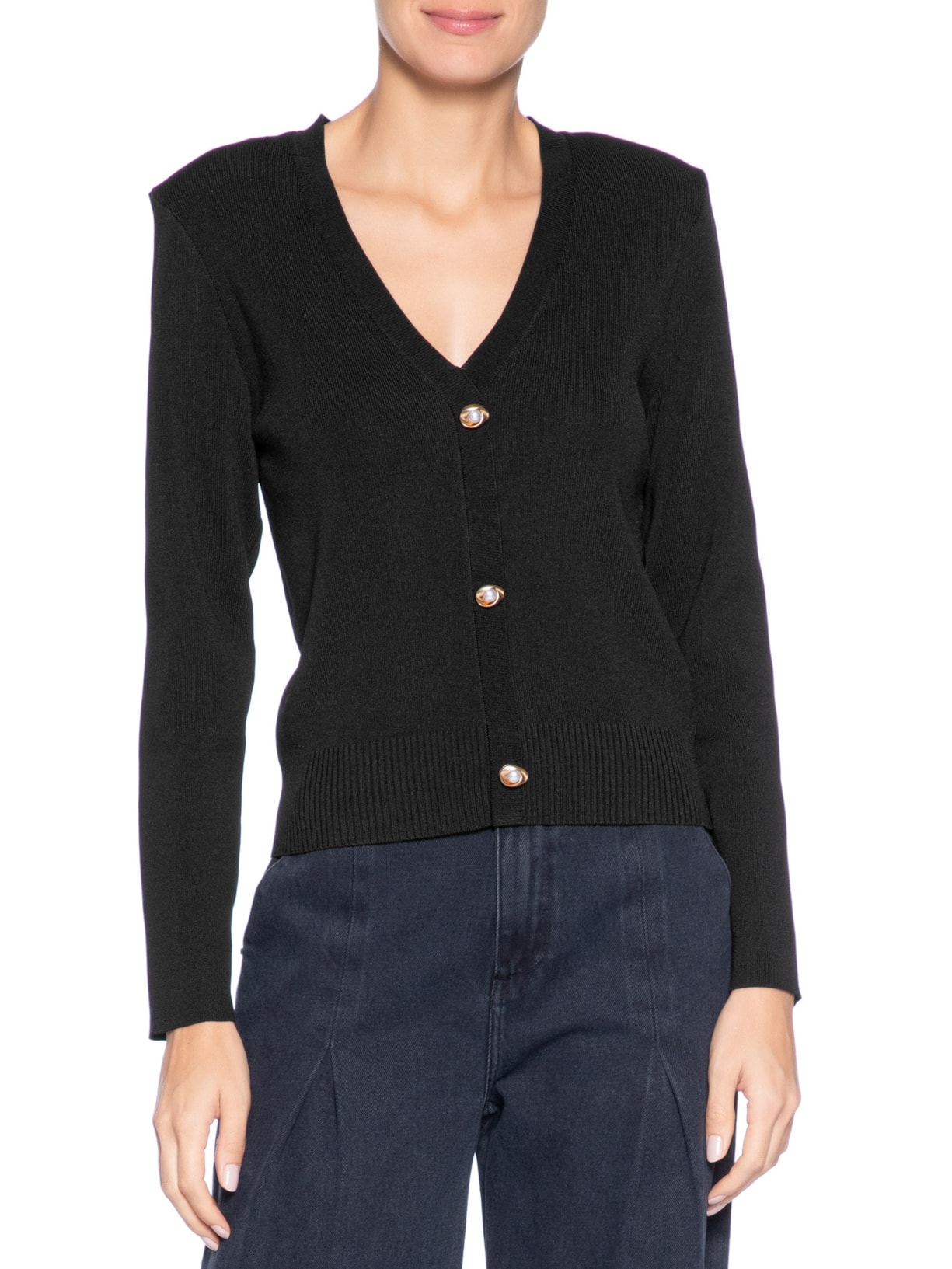 Cardigan Feminino Nina – Preto Le Lis