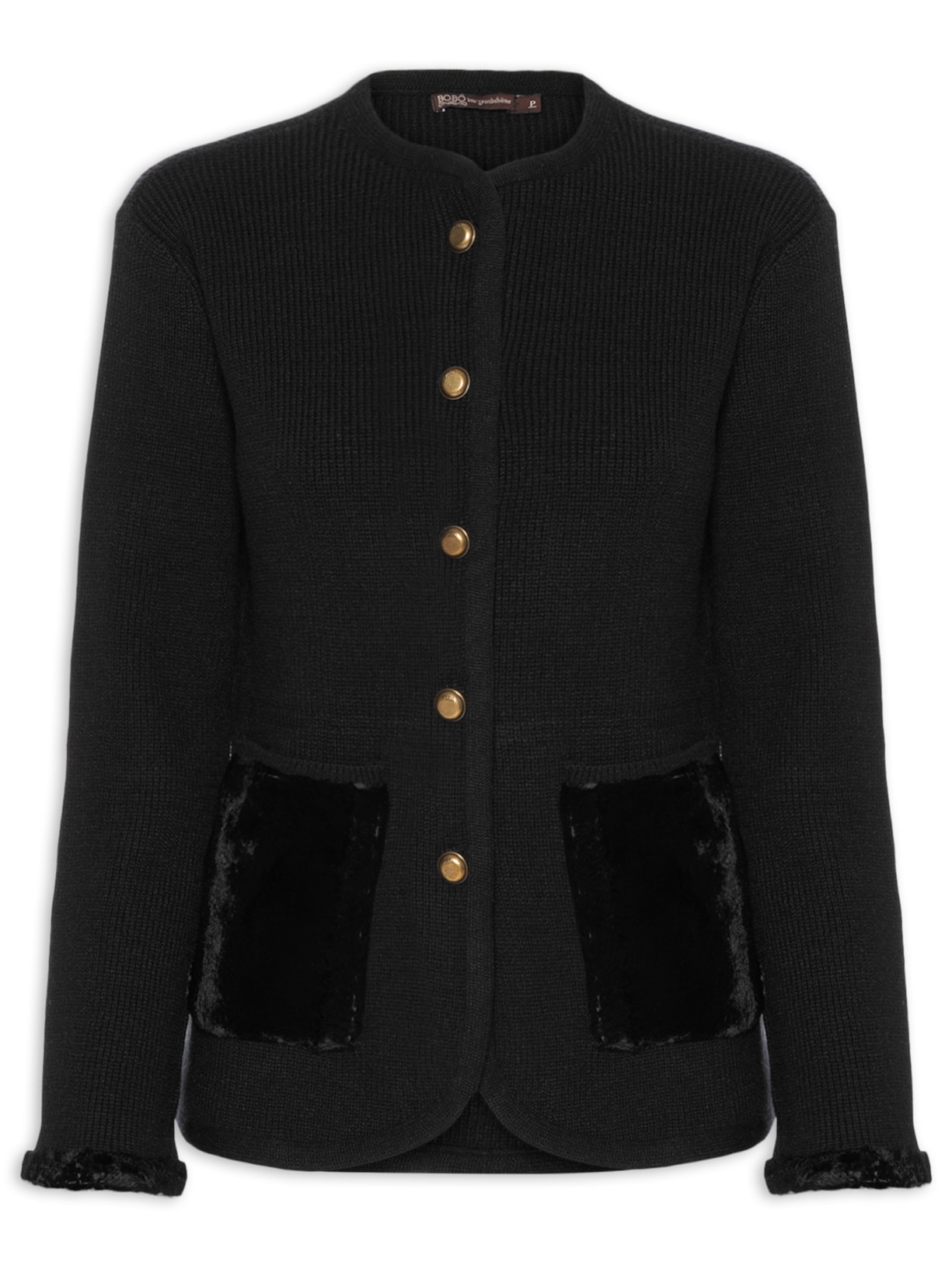 Cardigan Feminino Penelope Tricot - Preto