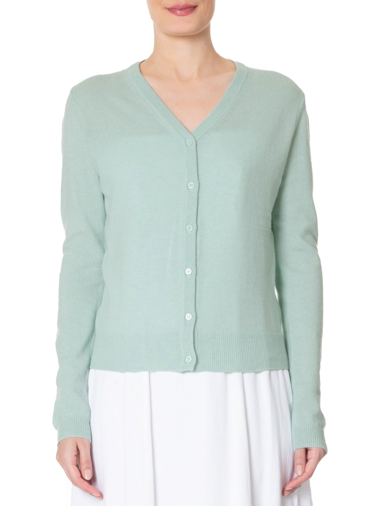 Cardigan Feminino Puro Cashmere Azul '2Essential