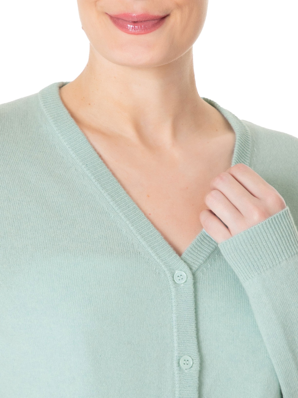 Cardigan Feminino Puro Cashmere Azul '2Essential