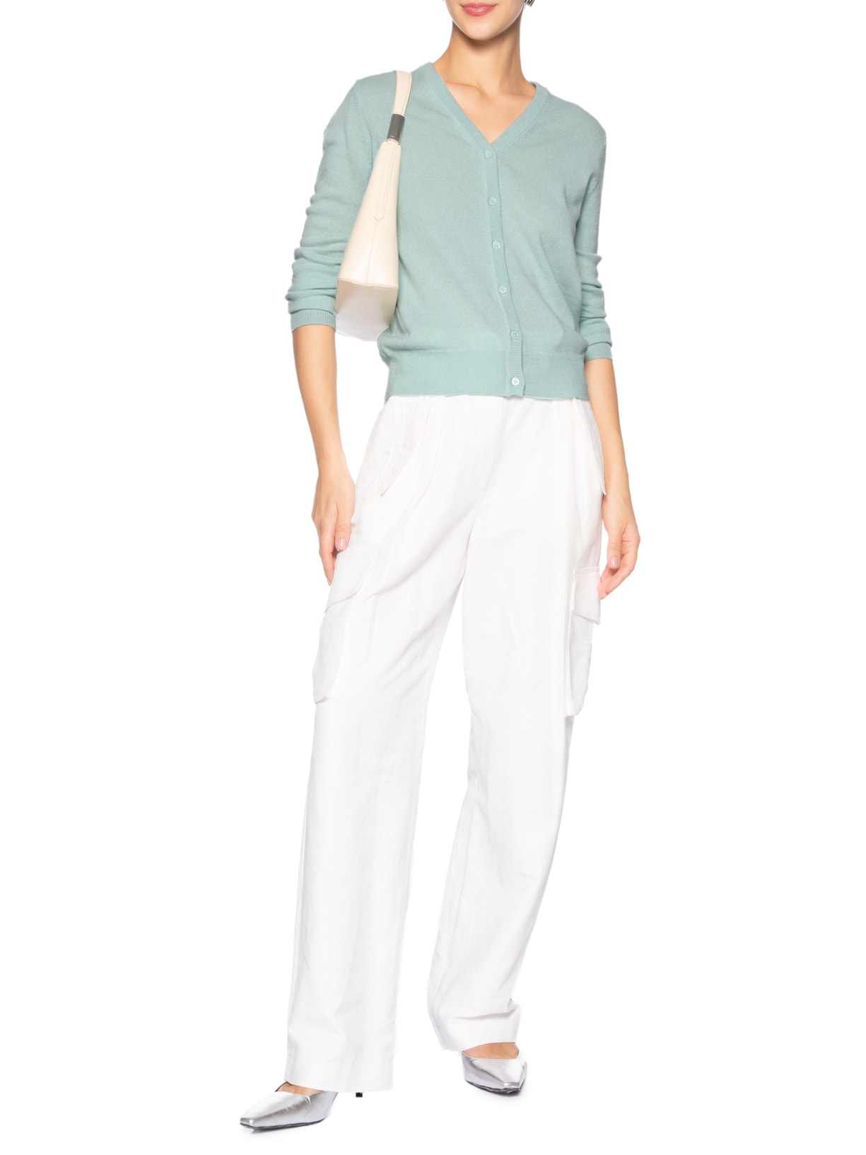 Cardigan Feminino Puro Cashmere Azul '2Essential