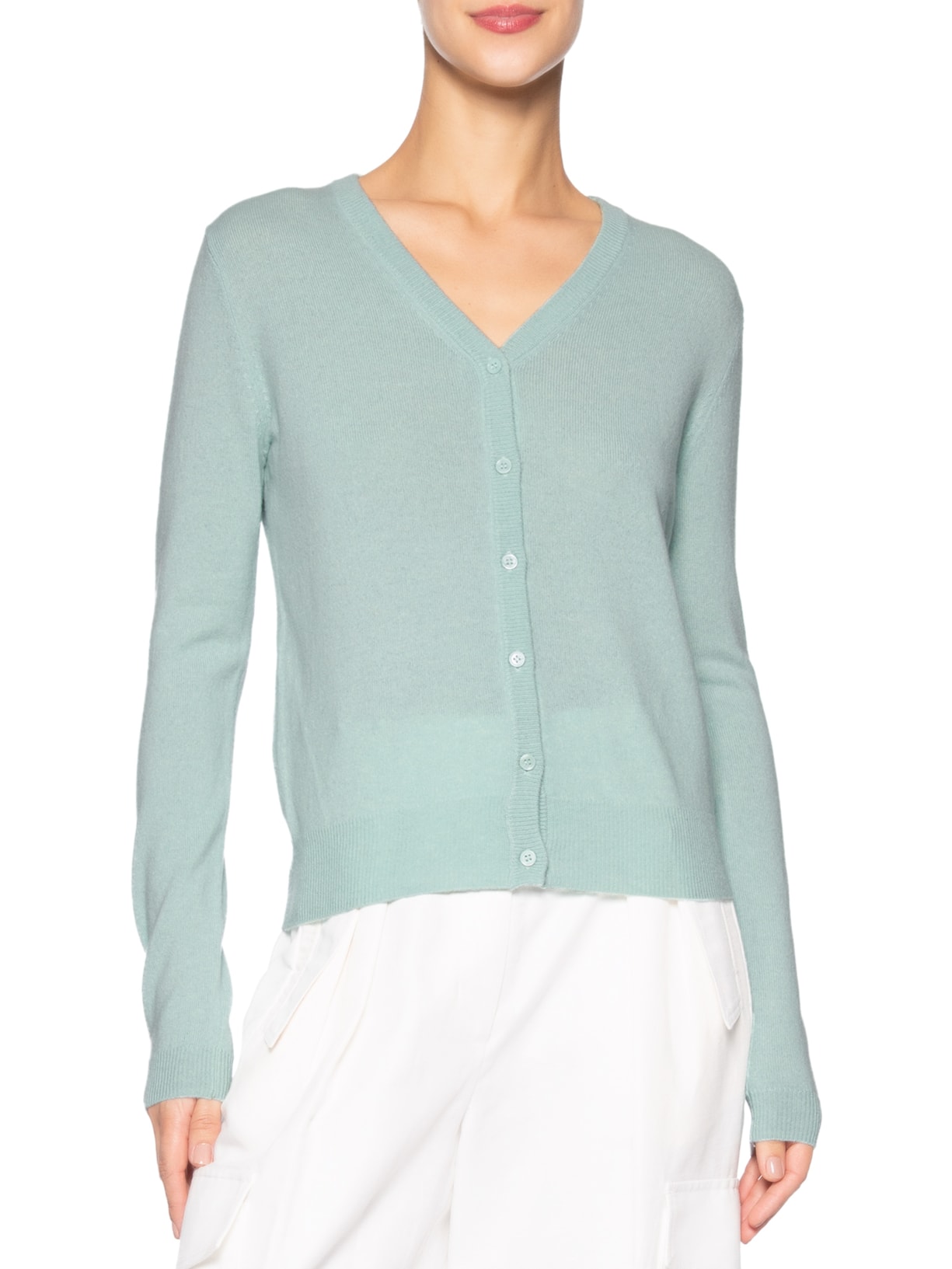 Cardigan Feminino Puro Cashmere Azul '2Essential