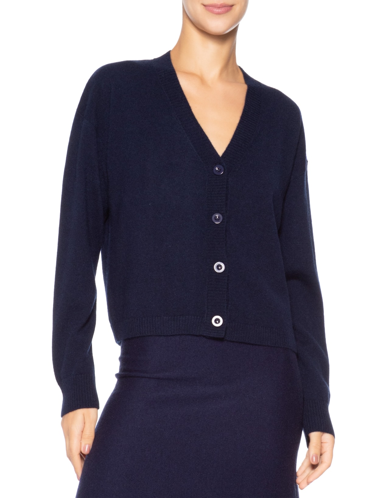 Cardigan Feminino Puro Cashmere Azul '2Essential