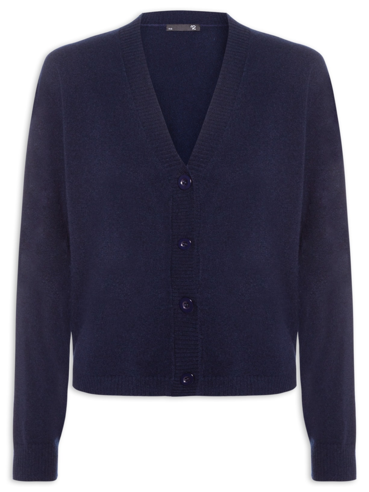 Cardigan Feminino Puro Cashmere - Azul