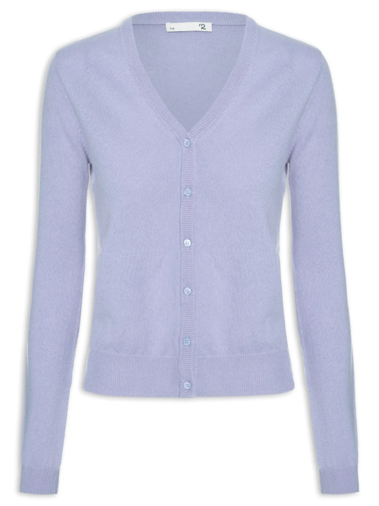 Cardigan Feminino Puro Cashmere Lilás '2Essential