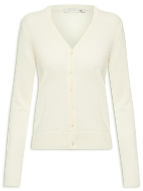 Cardigan Feminino Puro Cashmere - Off White