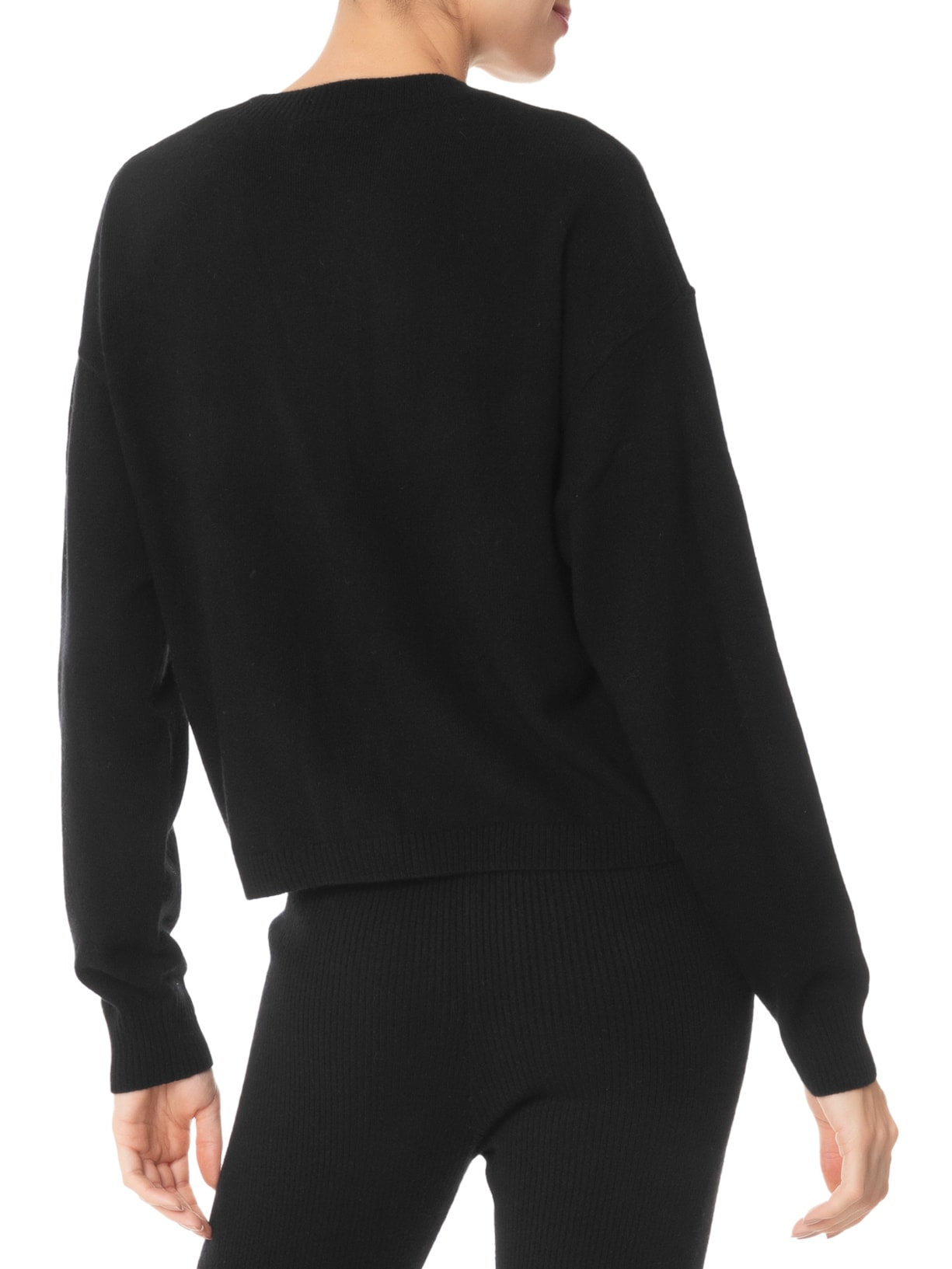 Cardigan Feminino Puro Cashmere Preto '2Essential