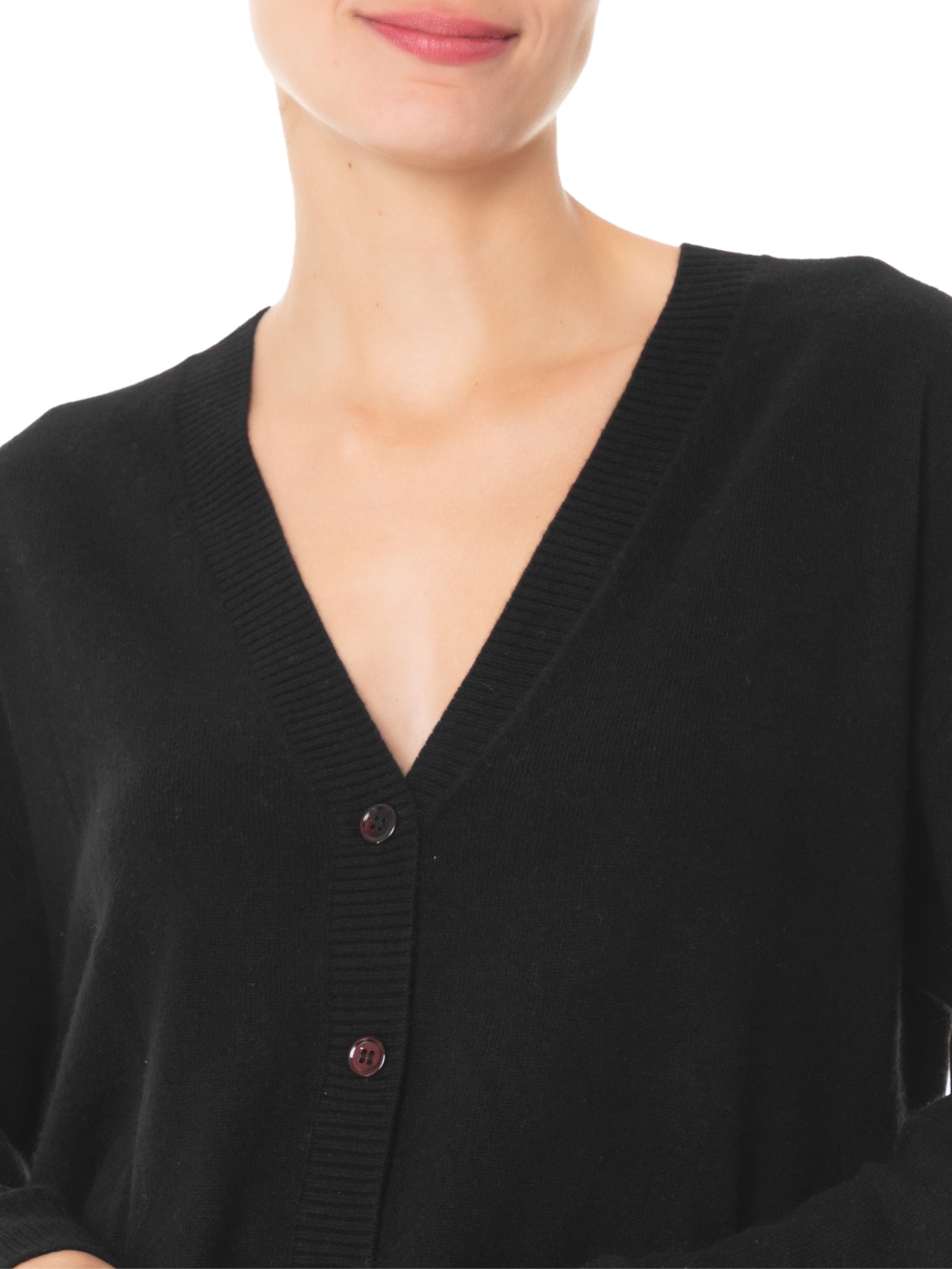 Cardigan Feminino Puro Cashmere Preto '2Essential