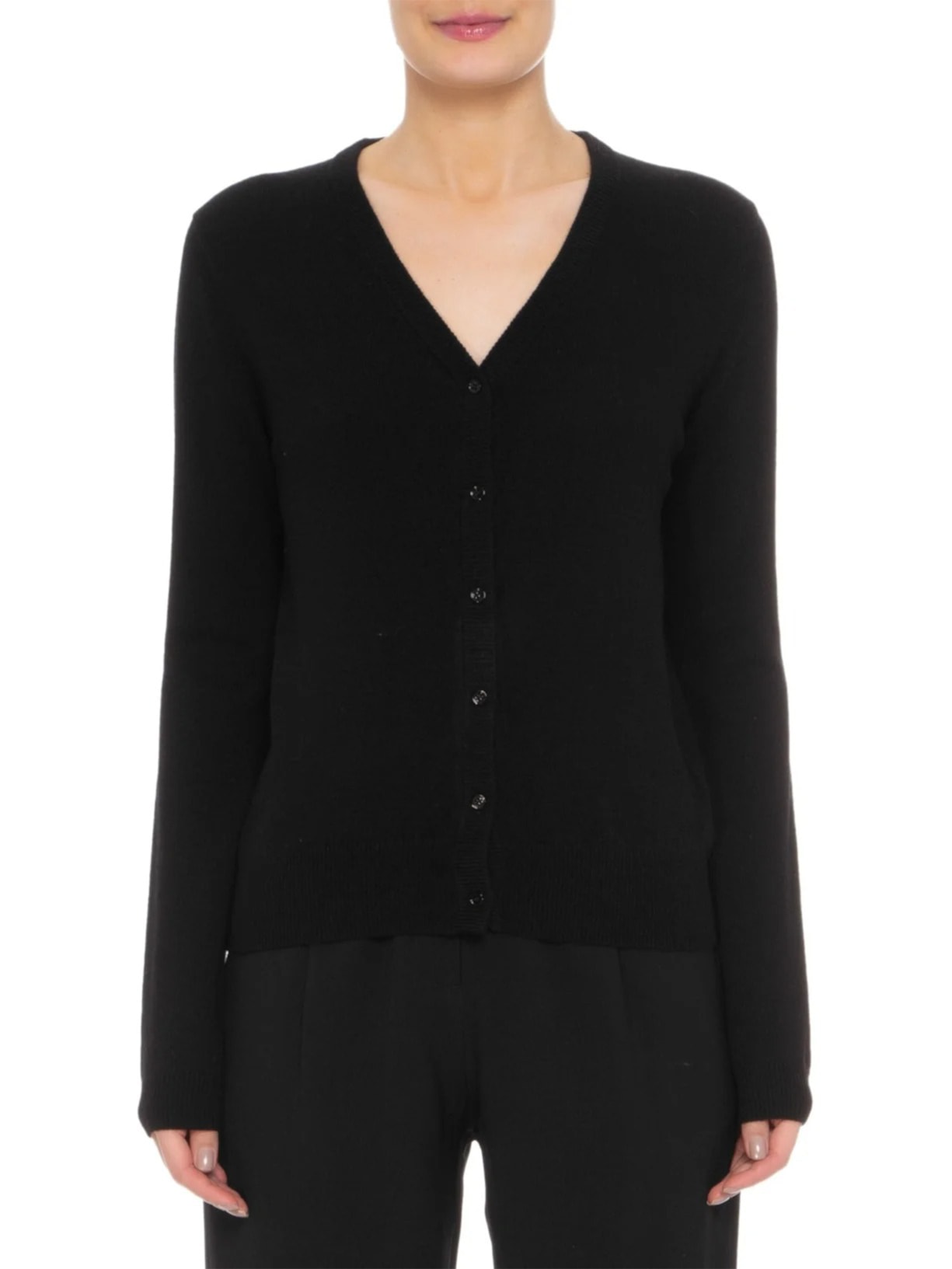 Cardigan Feminino Puro Cashmere Preto '2Essential