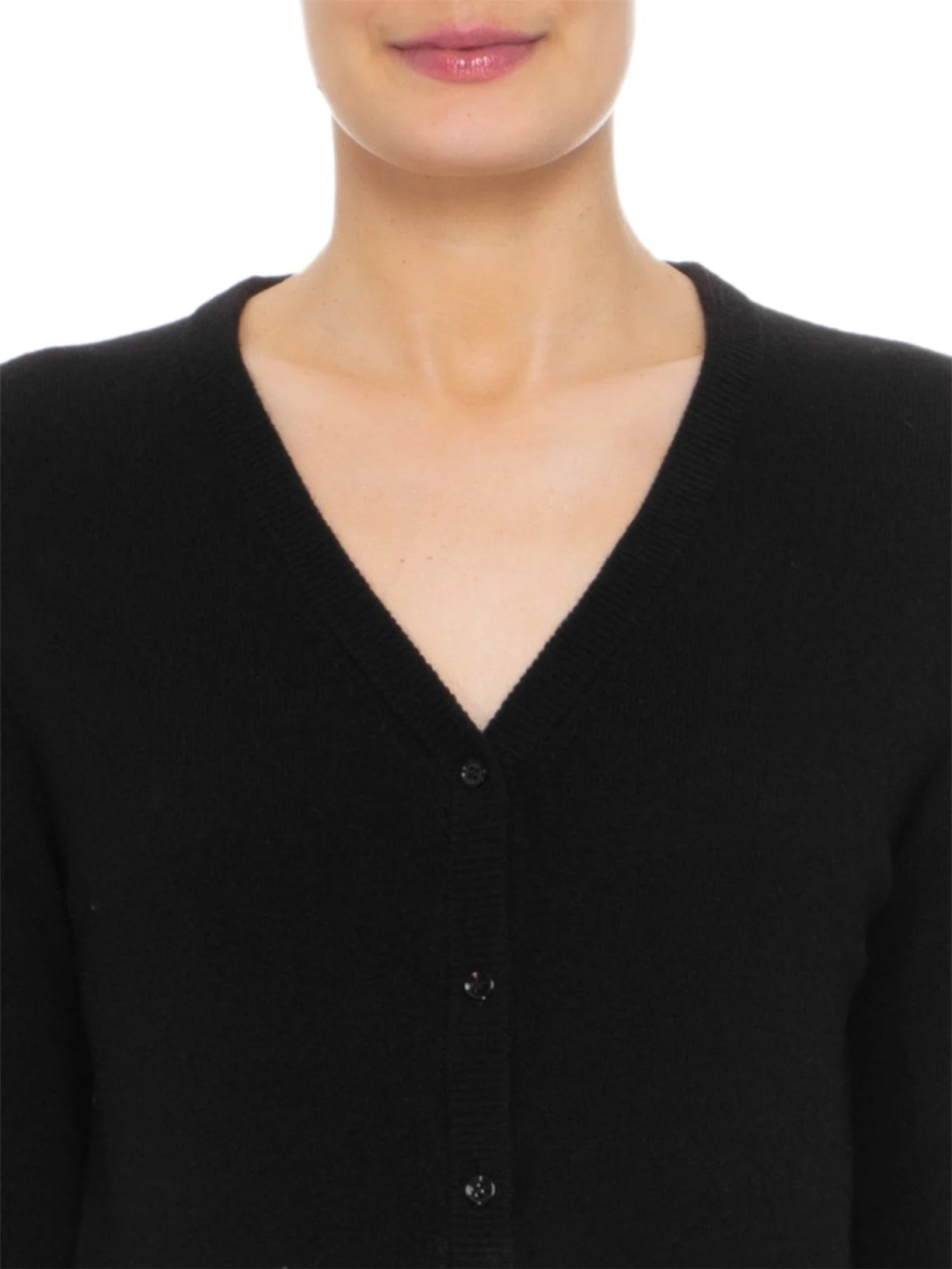Cardigan Feminino Puro Cashmere Preto '2Essential