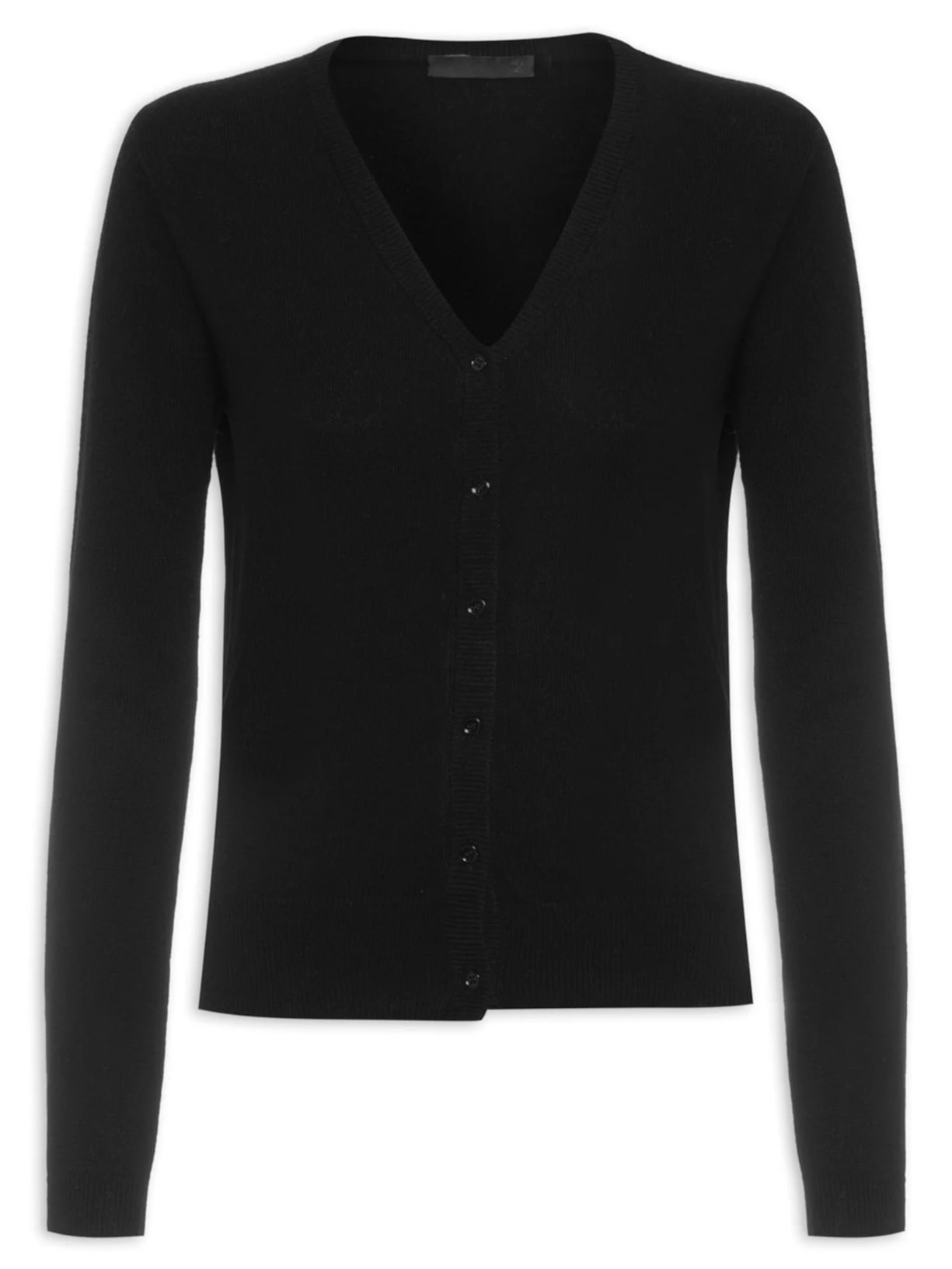 Cardigan Feminino Puro Cashmere Preto '2Essential