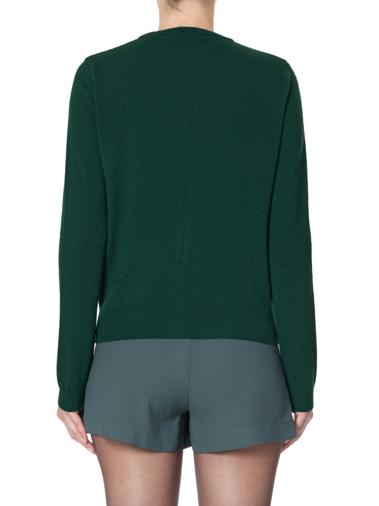 Cardigan Feminino Puro Cashmere Verde '2Essential