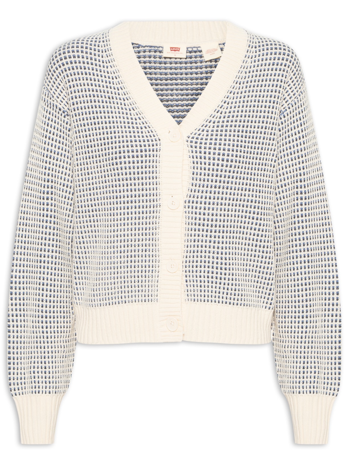 Cardigan Feminino Snowflake - Azul