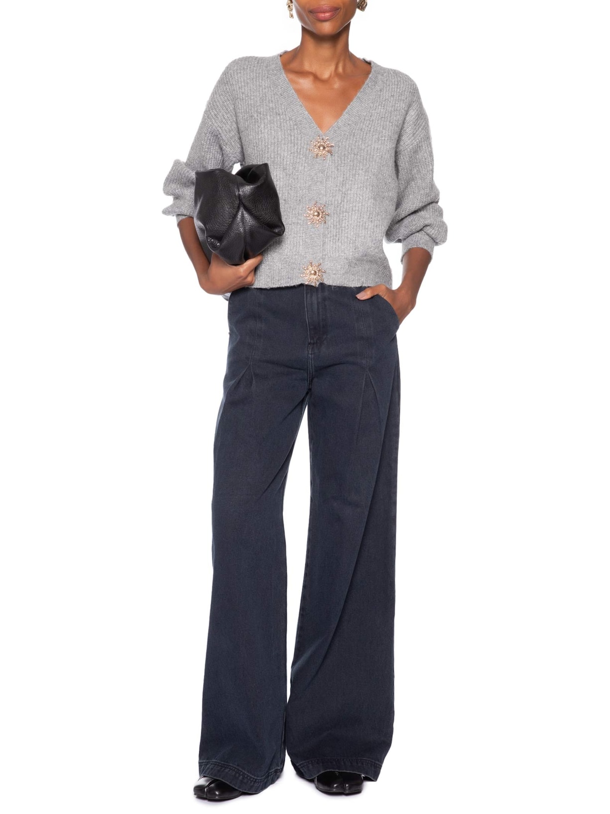 Cardigan Feminino Solar – Cinza Market 33