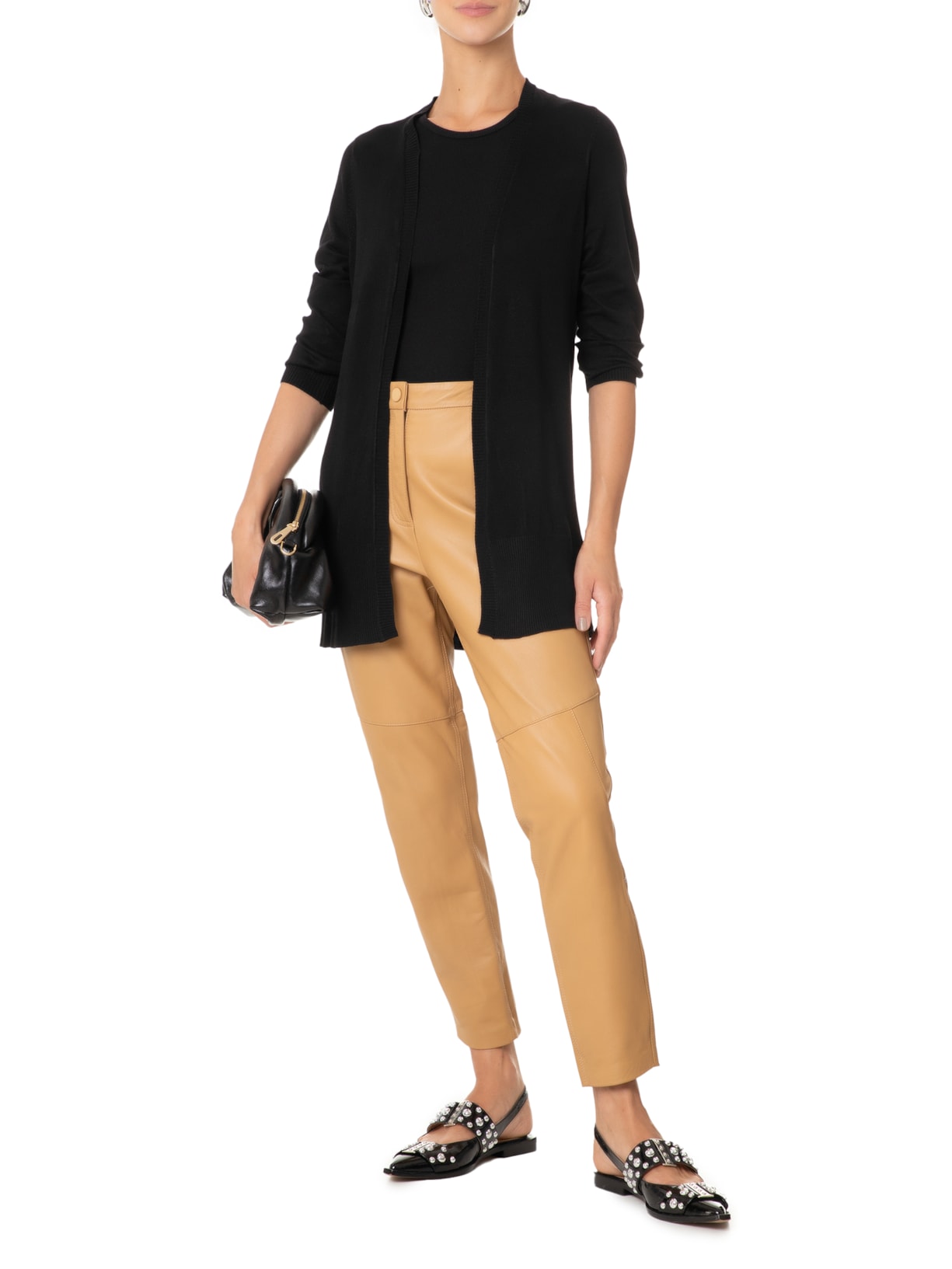 Cardigan Feminino Tricot Básico - Preto by SHOULDER