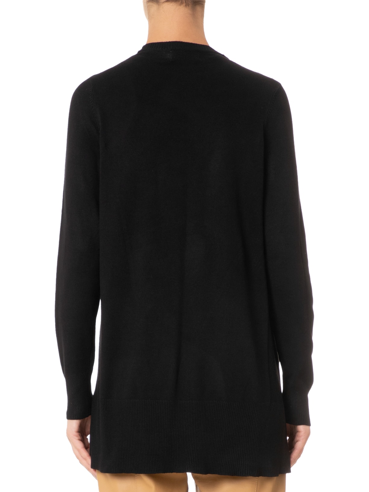 Cardigan Feminino Tricot Básico - Preto by SHOULDER