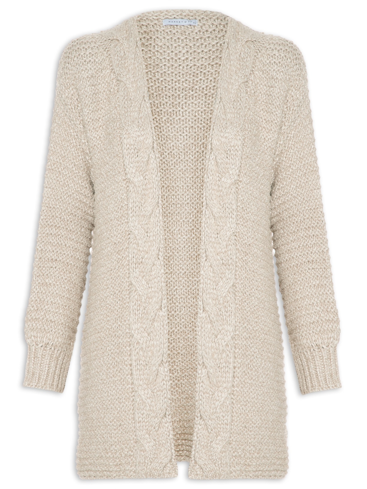 Cardigan Feminino Tricot - Bege