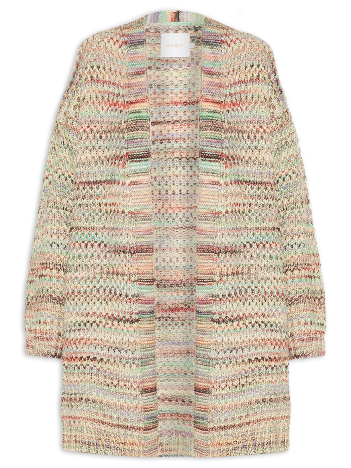 Cardigan Feminino Tricot Casulo - Bege