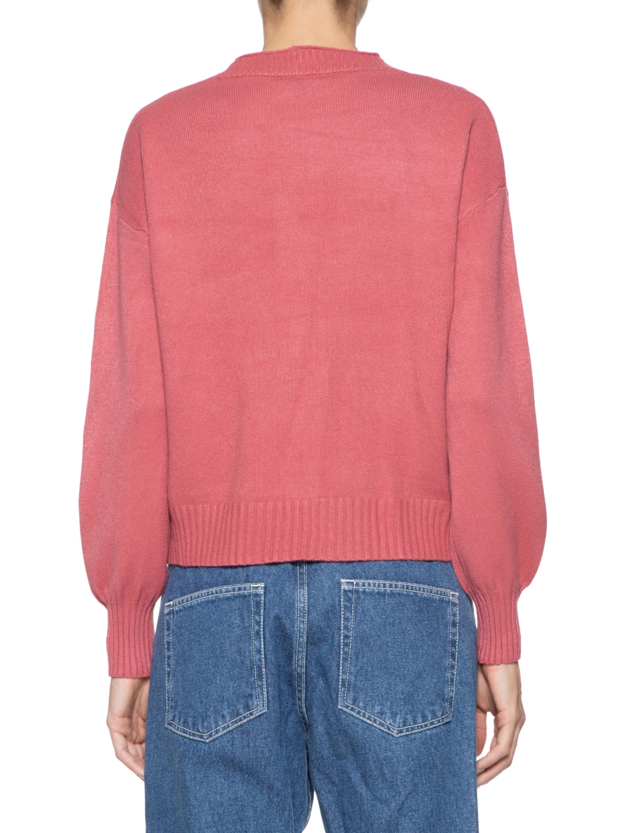 Cardigan Feminino Tricot Com Botões - Vermelho by BASIQ