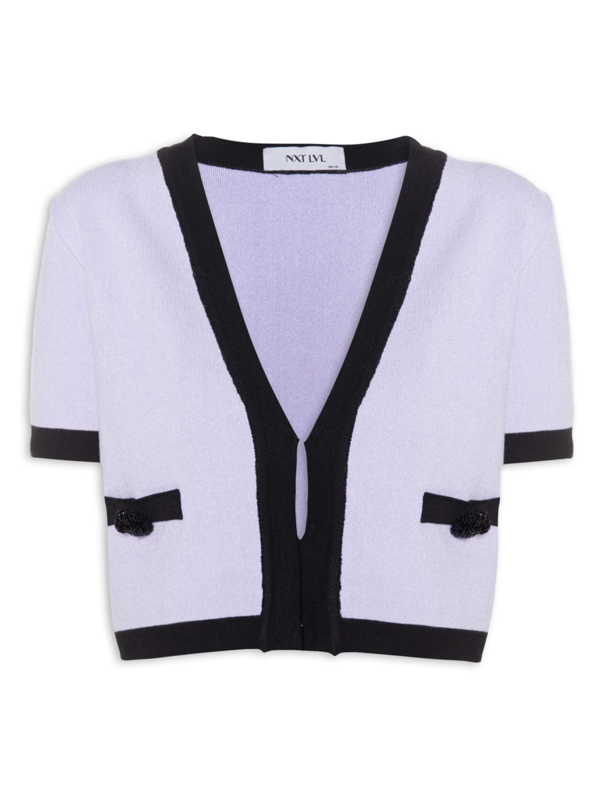 Cardigan Feminino Tricot Florence - Lilás