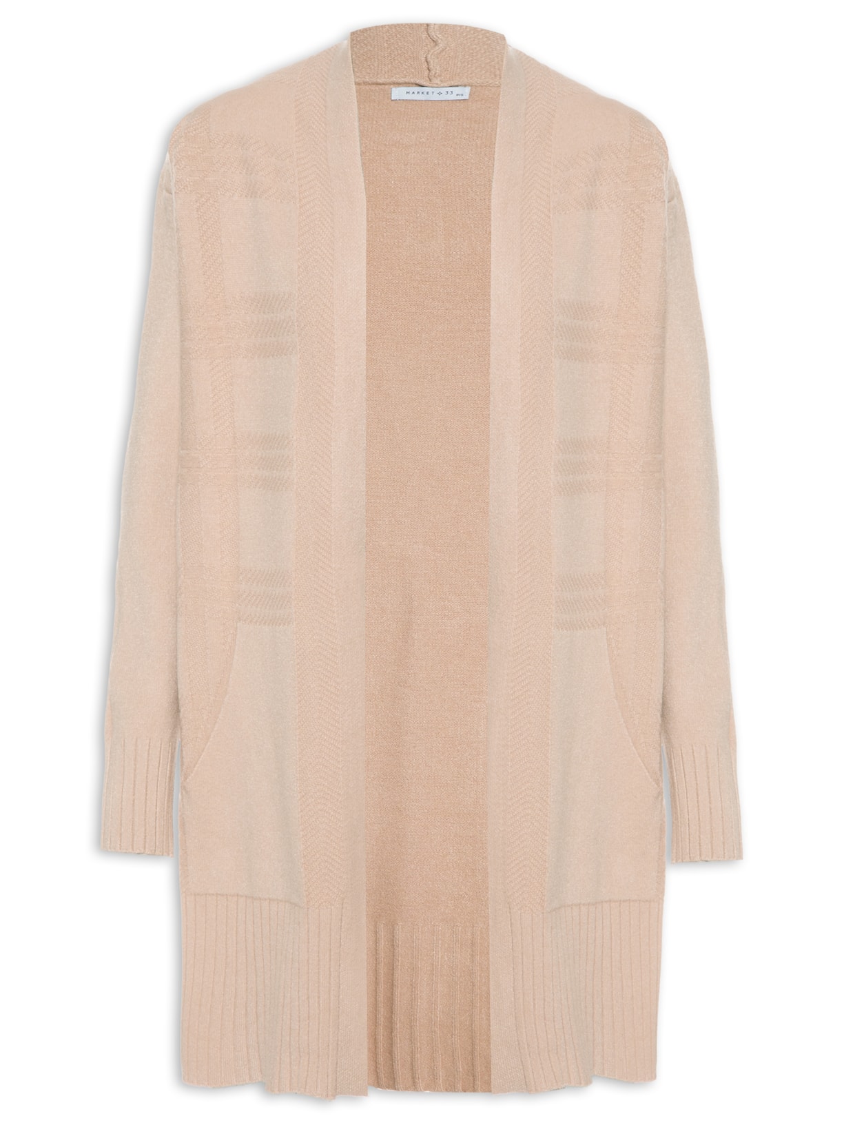 Cardigan Feminino Tricot - Marrom