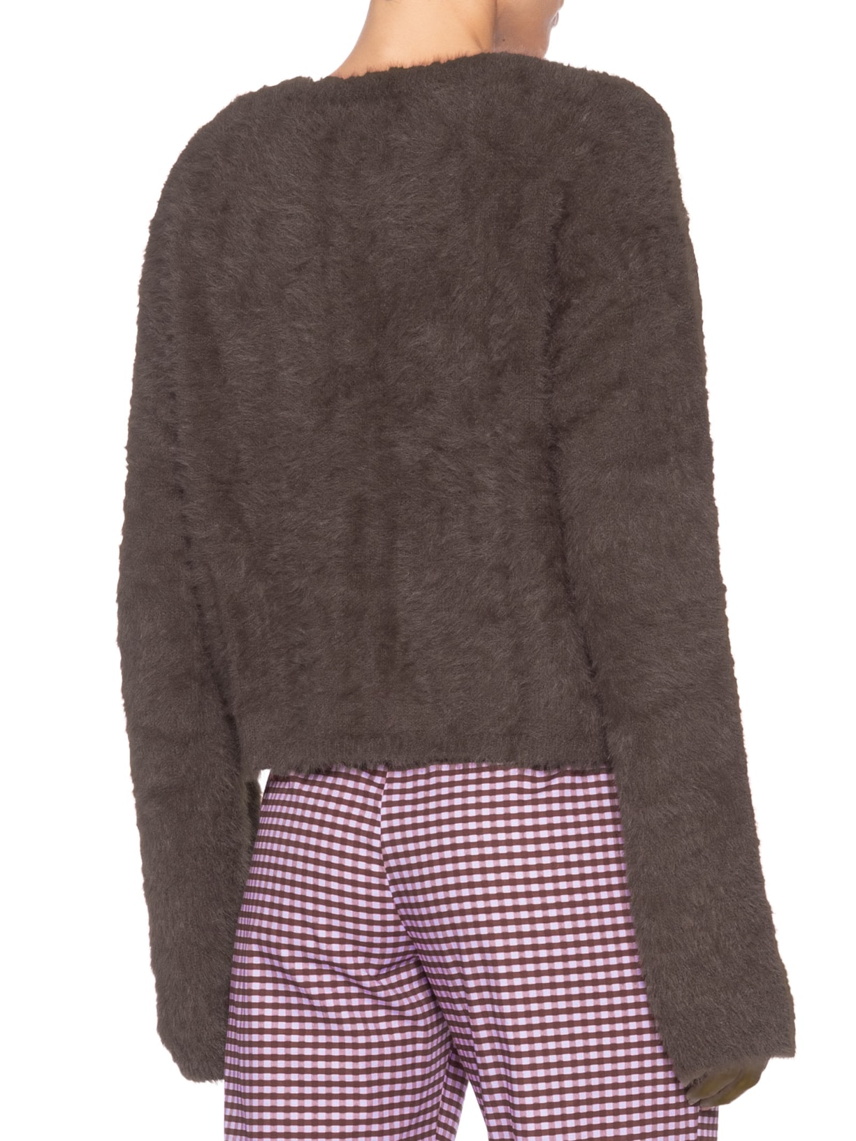 Cardigan Feminino  Tricot Pelinho Básico – Marrom Farm