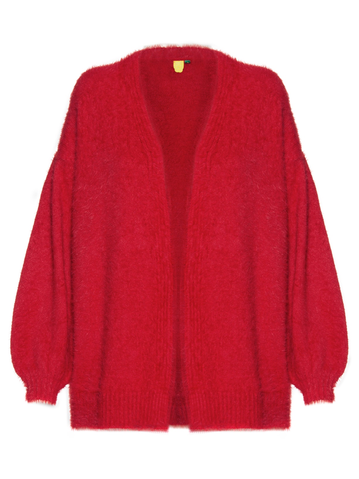 Cardigan Feminino Tricot Pelinho - Vermelho