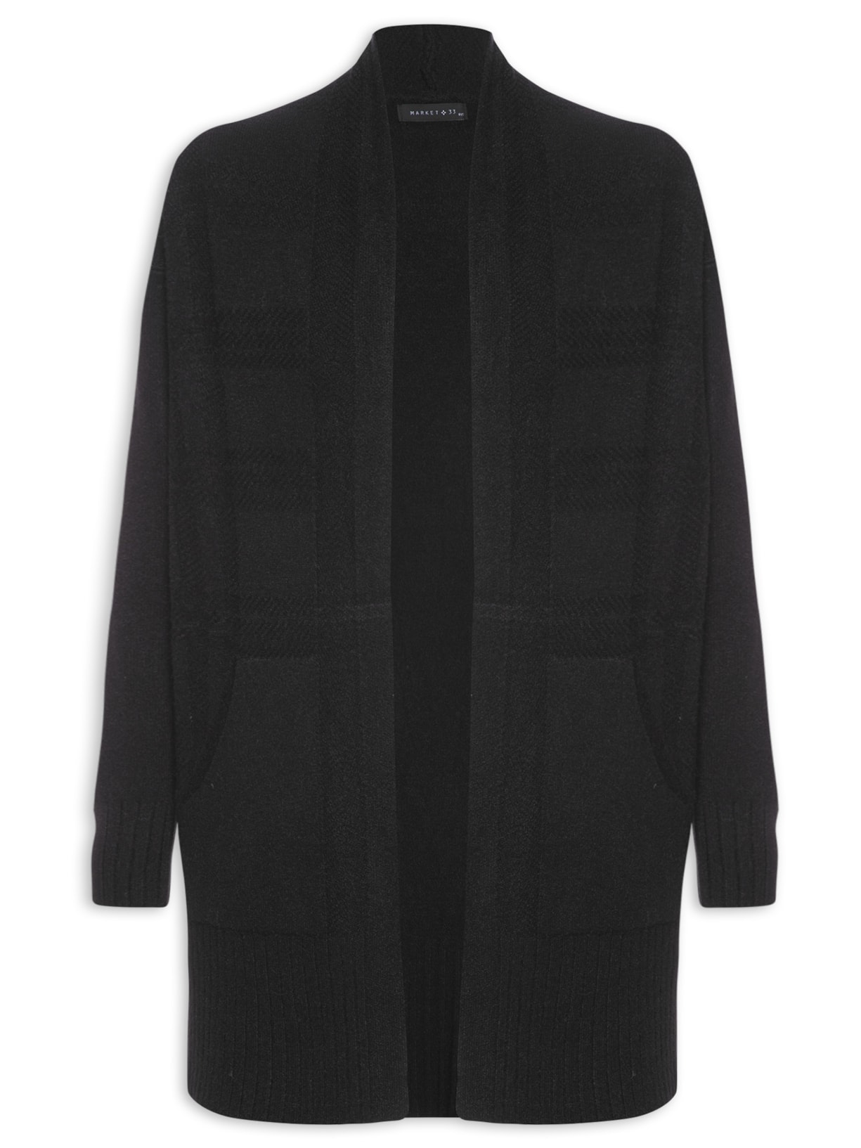 Cardigan Feminino Tricot - Preto