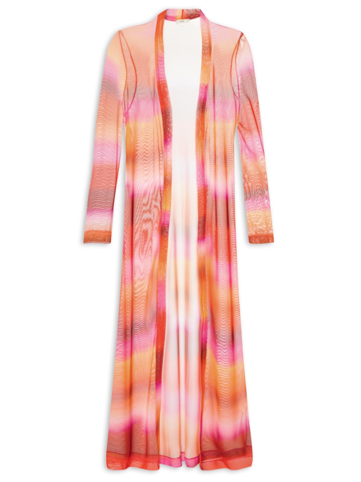 Cardigan Feminino Tule Estampa Tarde - Rosa