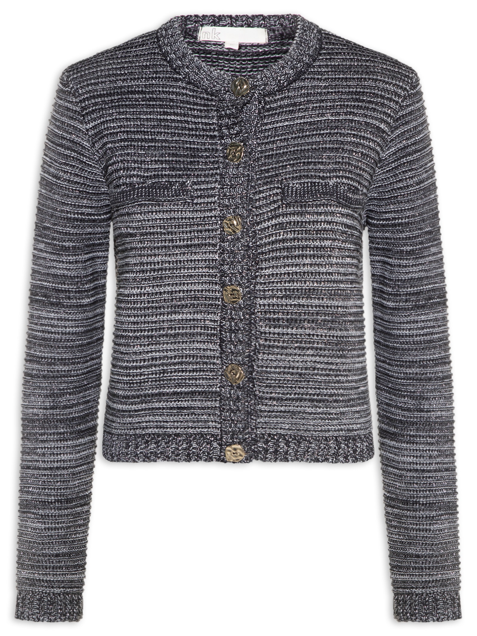 Cardigan Feminino Tweed Tula - Nk - Preto