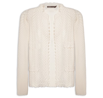 Cardigan Feminino Verena Tricot - Branco