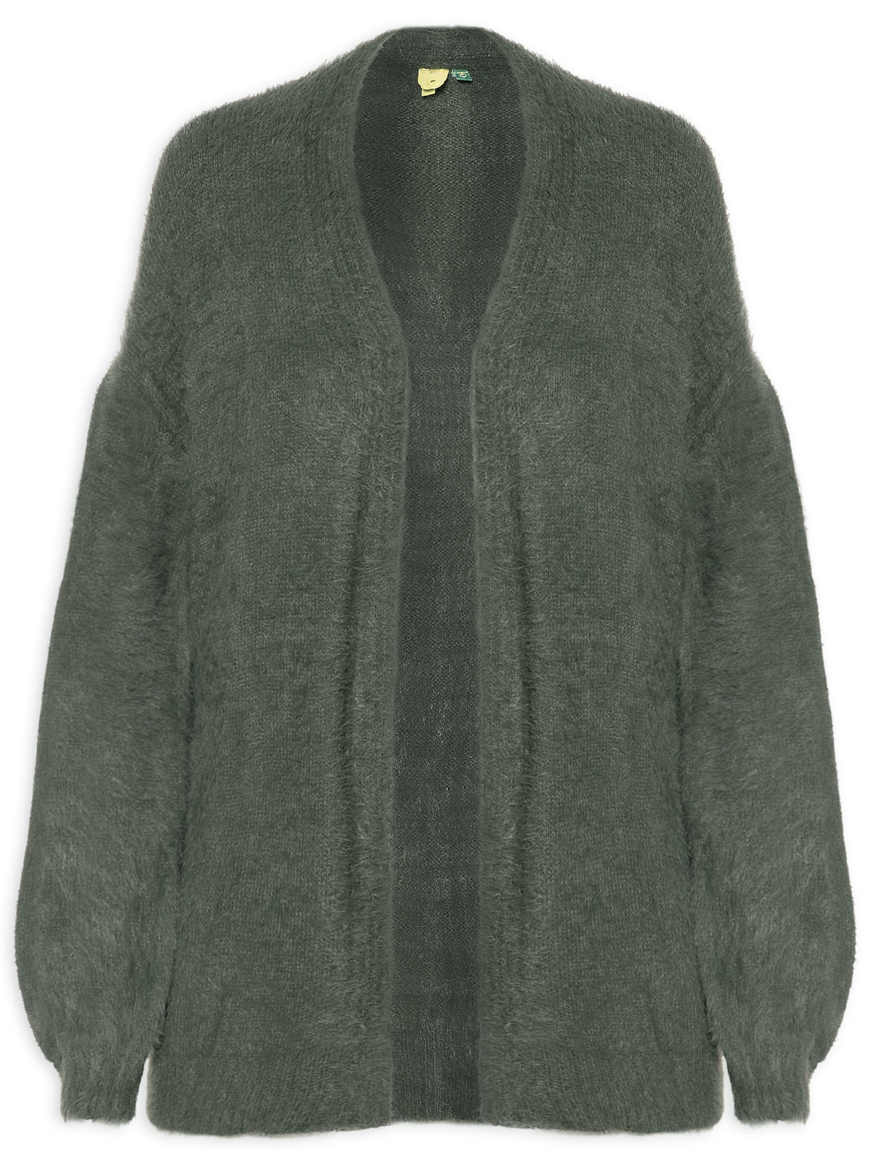 Cardigan Tricot Pelinho Feminino – Verde