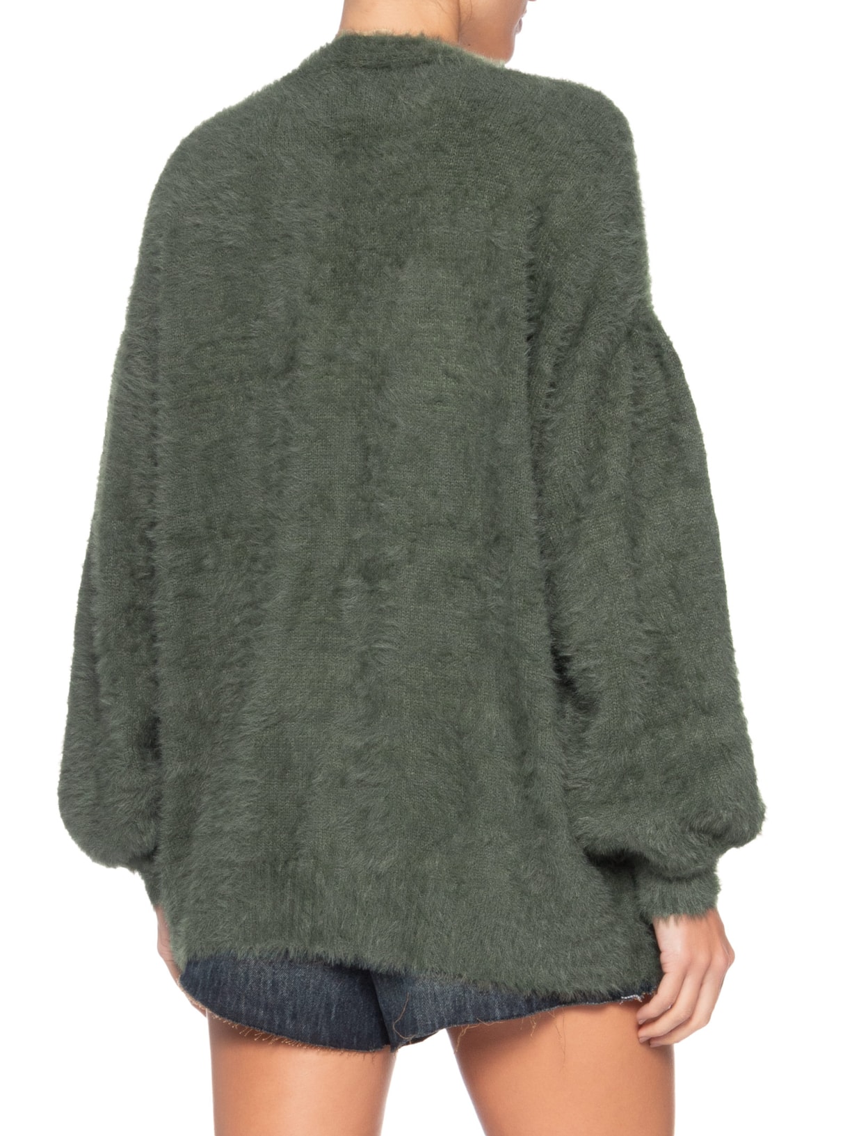 Cardigan Tricot Pelinho Feminino – Verde Farm
