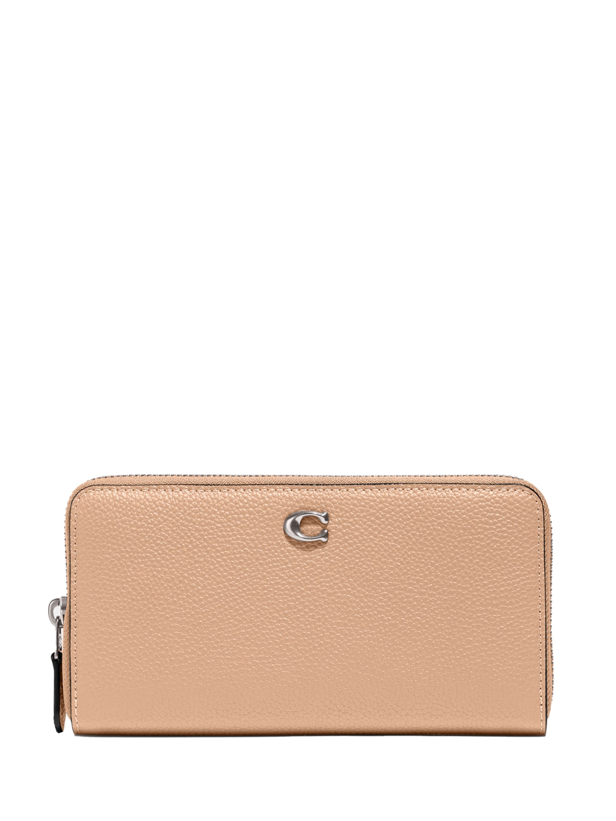 Carteira Feminina Accordion Zip Bege Coach