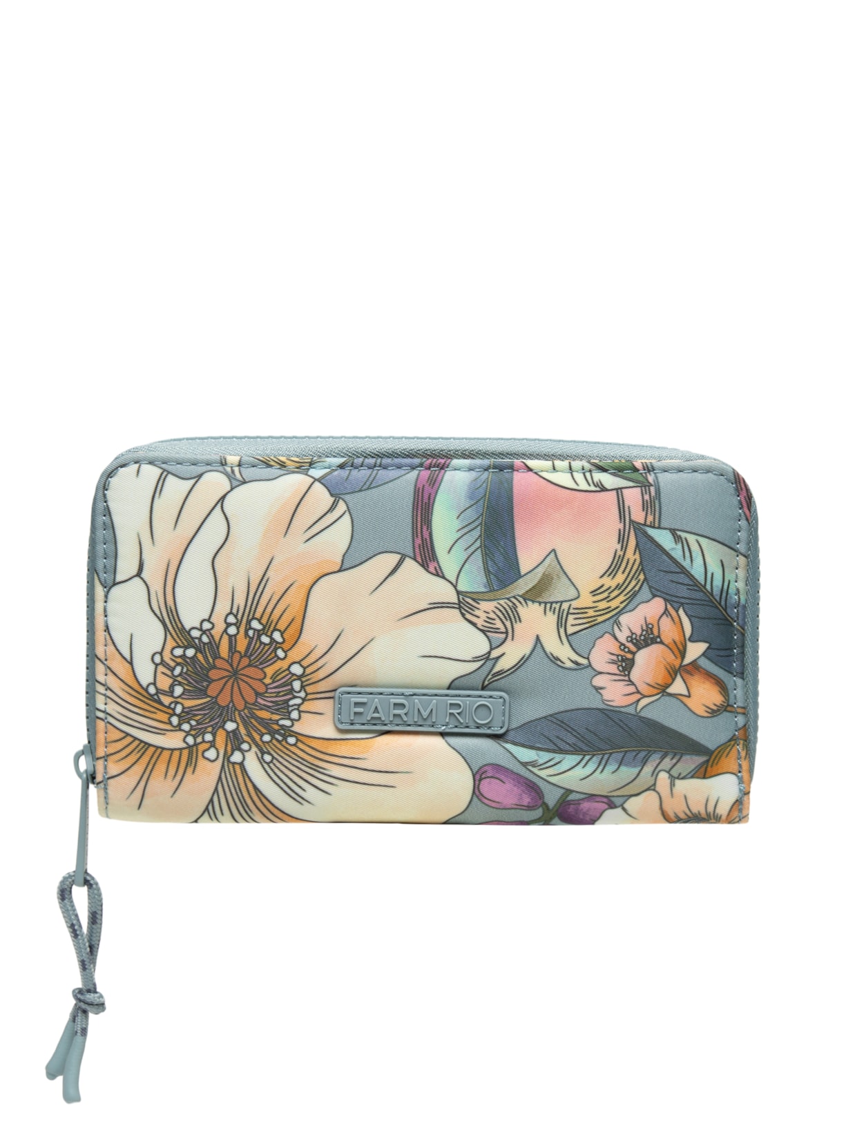 Carteira Feminina Astral Romance Em Flor - Azul