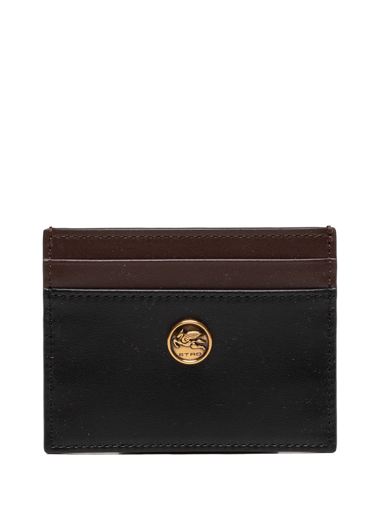 Carteira Feminina Card Holder Leather - Preto
