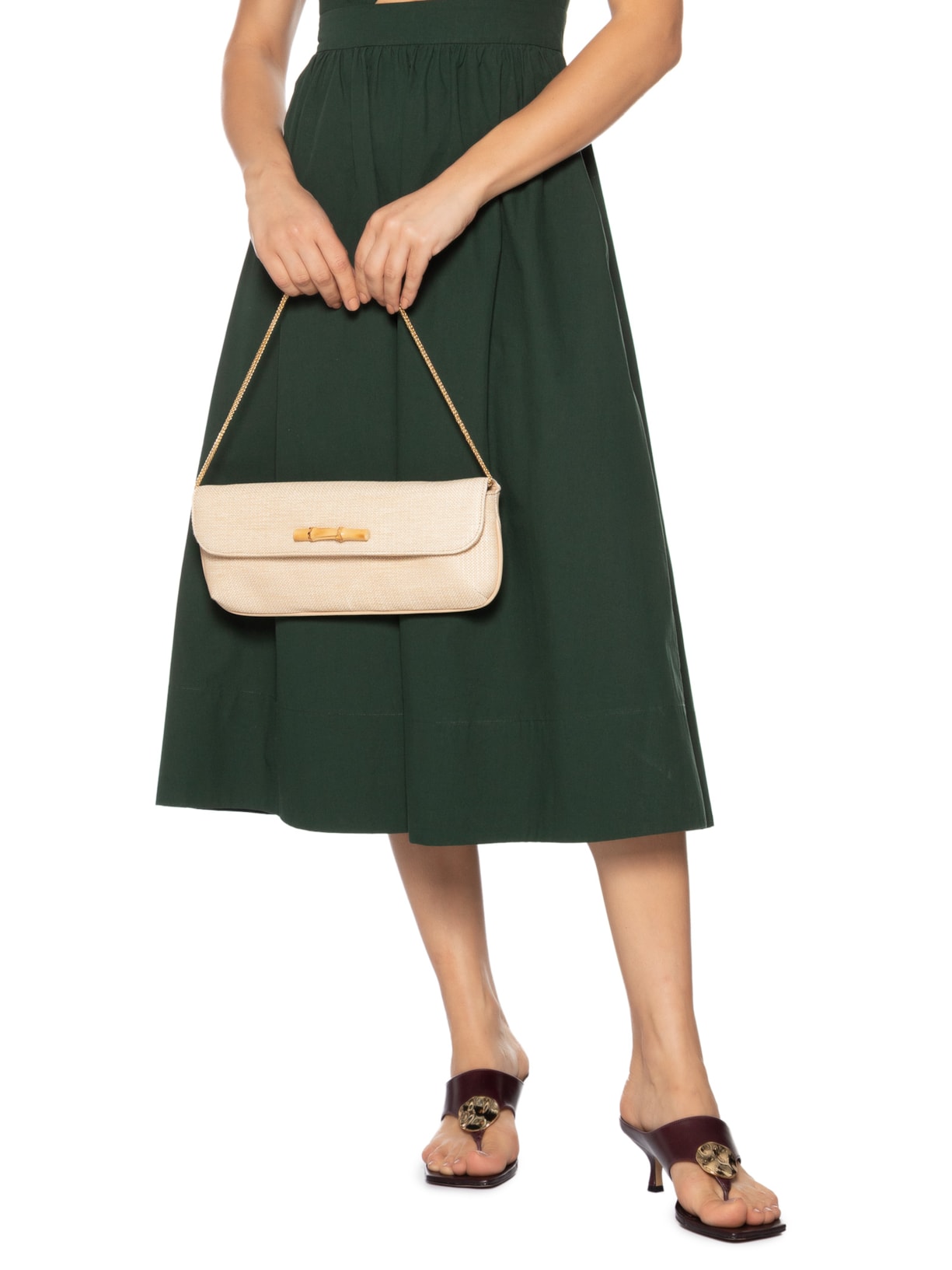 Carteira Feminina Carol Palha Bege Glorinha Paranaguá