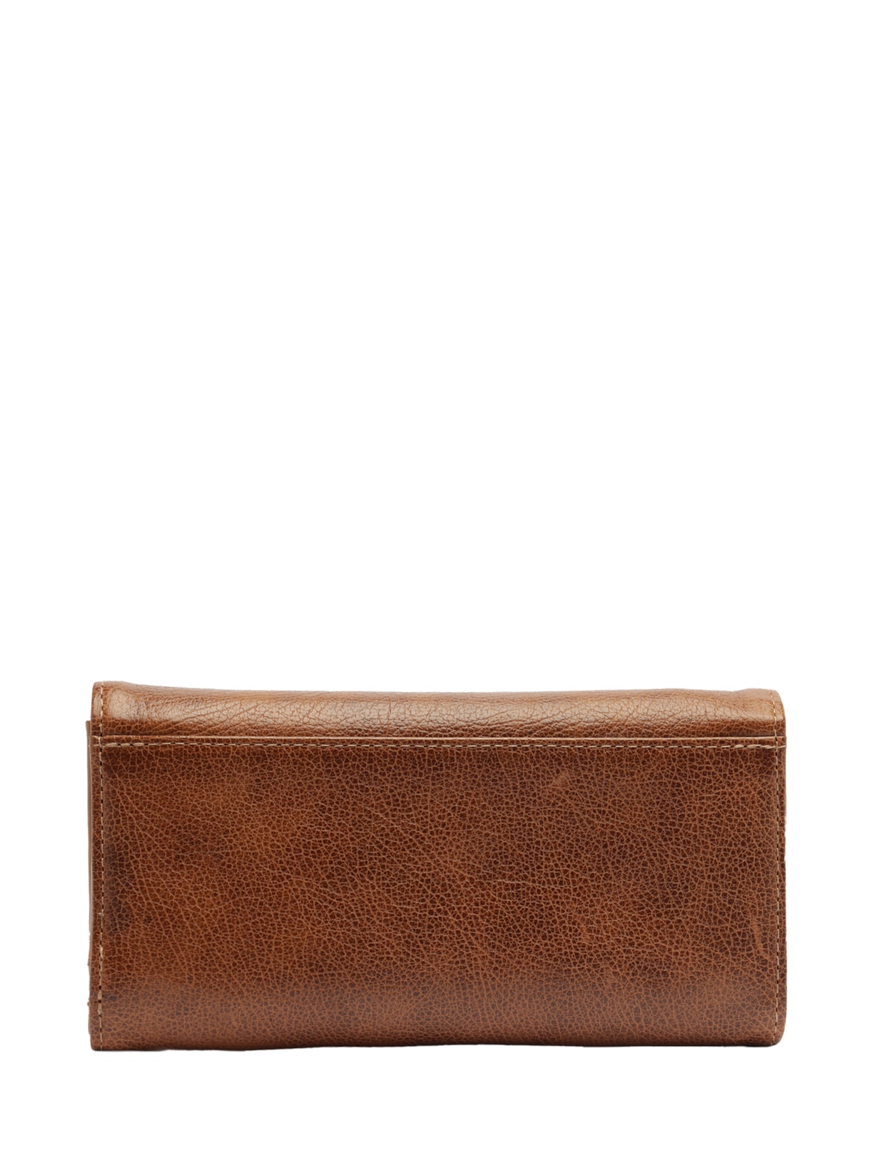 Carteira Feminina Couro Aged Grande Marrom Arezzo