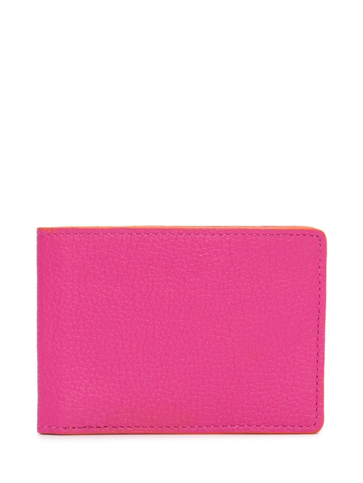 Carteira Feminina Em Couro - Rosa