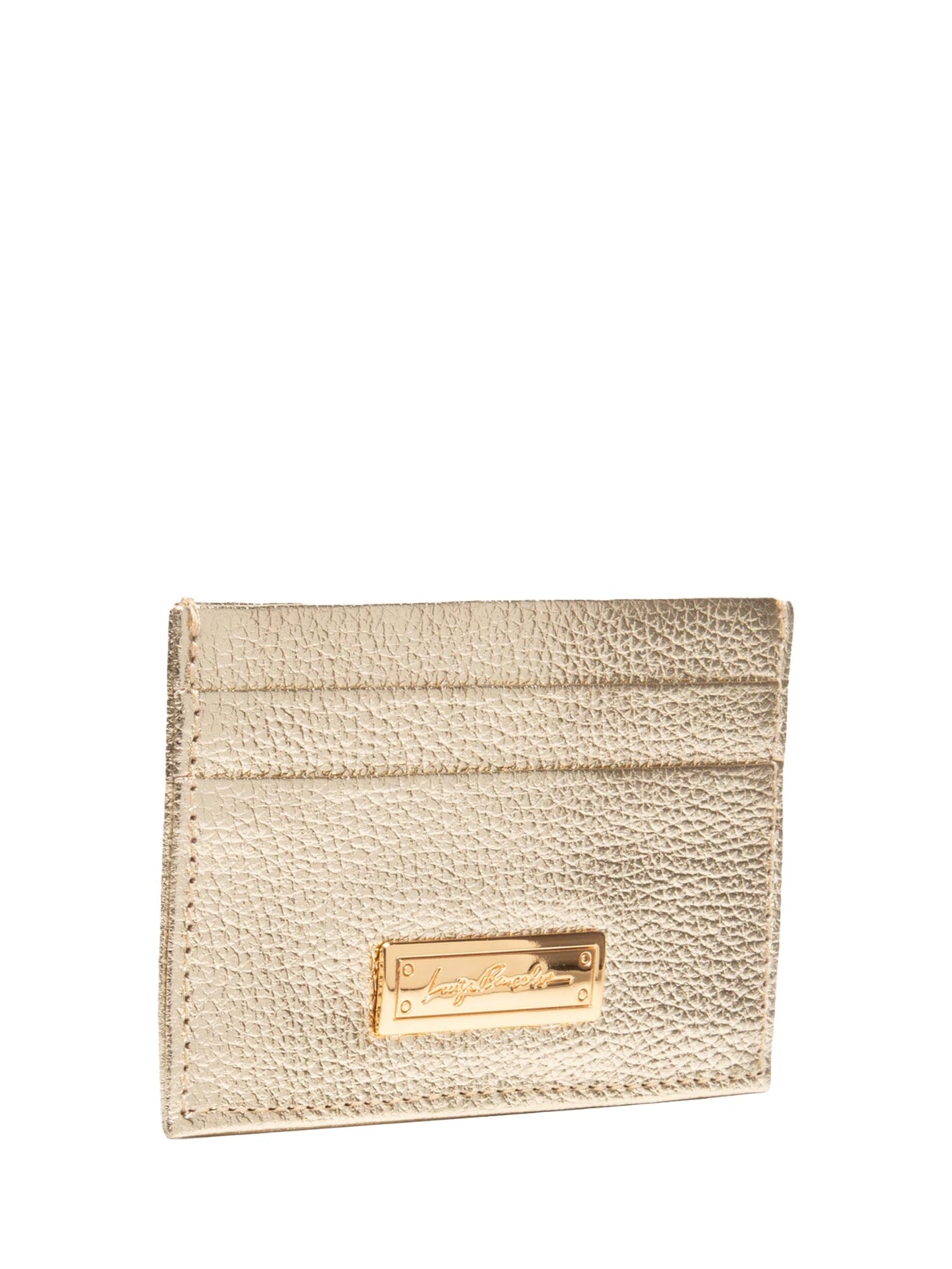 Carteira Feminina Metal Leather Dourado Luiza Barcelos