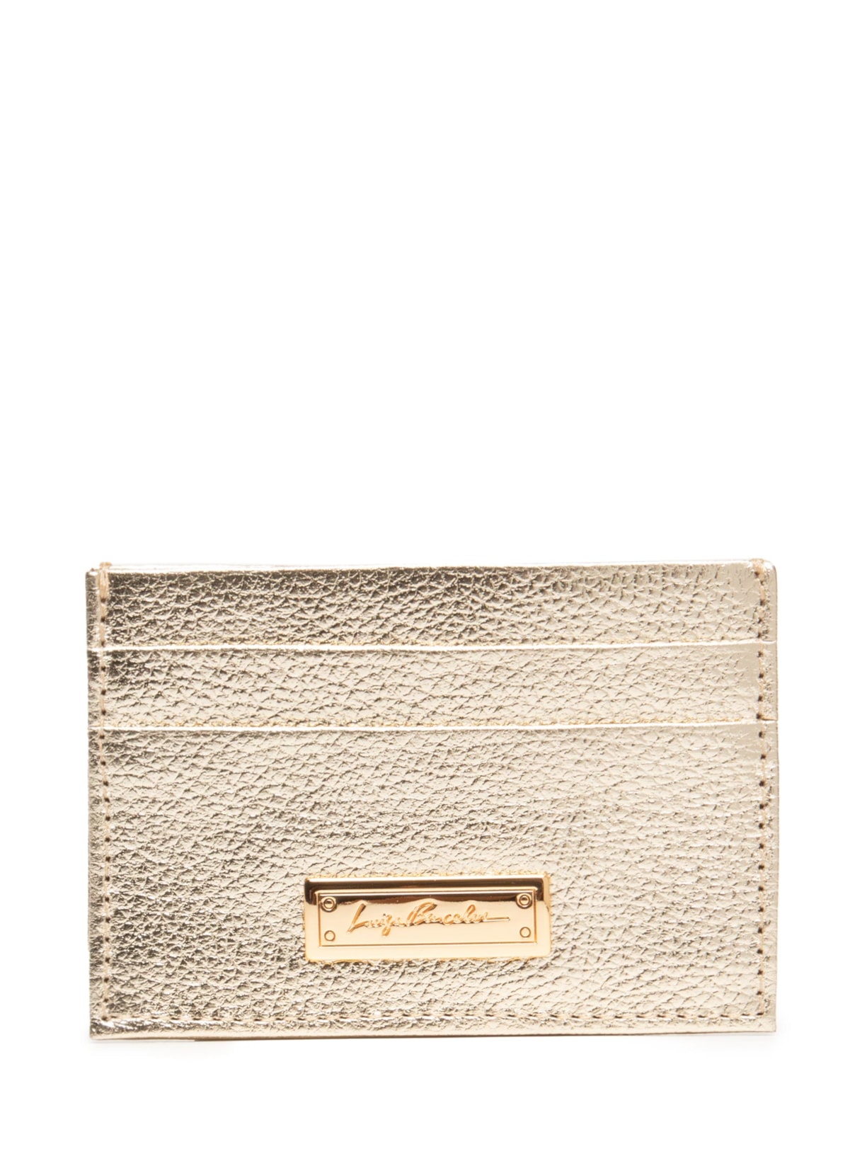 Carteira Feminina Metal Leather Dourado Luiza Barcelos