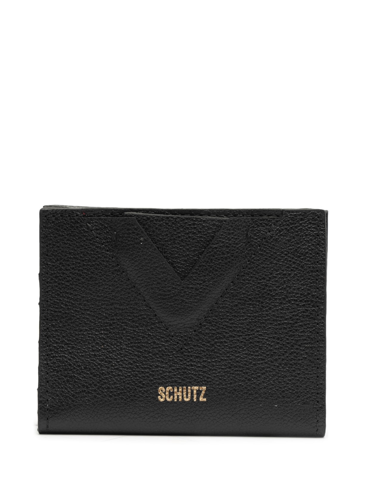 Carteira Feminina Pequena Floater Smooth - Preto