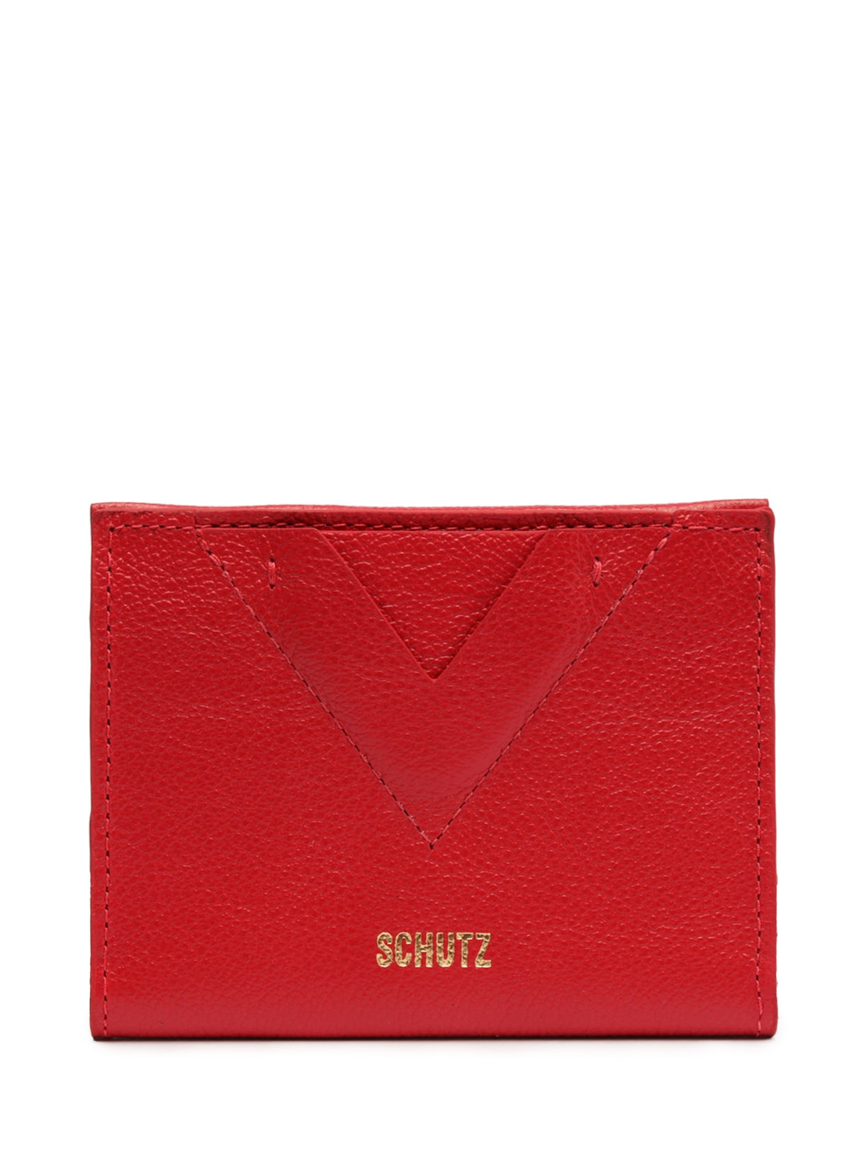 Carteira Feminina Pequena Floater Smooth - Vermelho