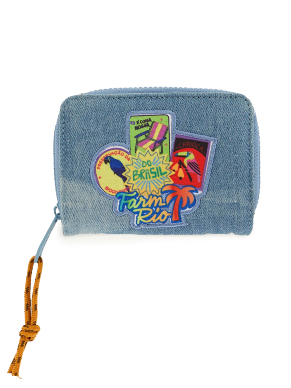 Carteira Feminina Ziriguidum Patch Rio - Azul