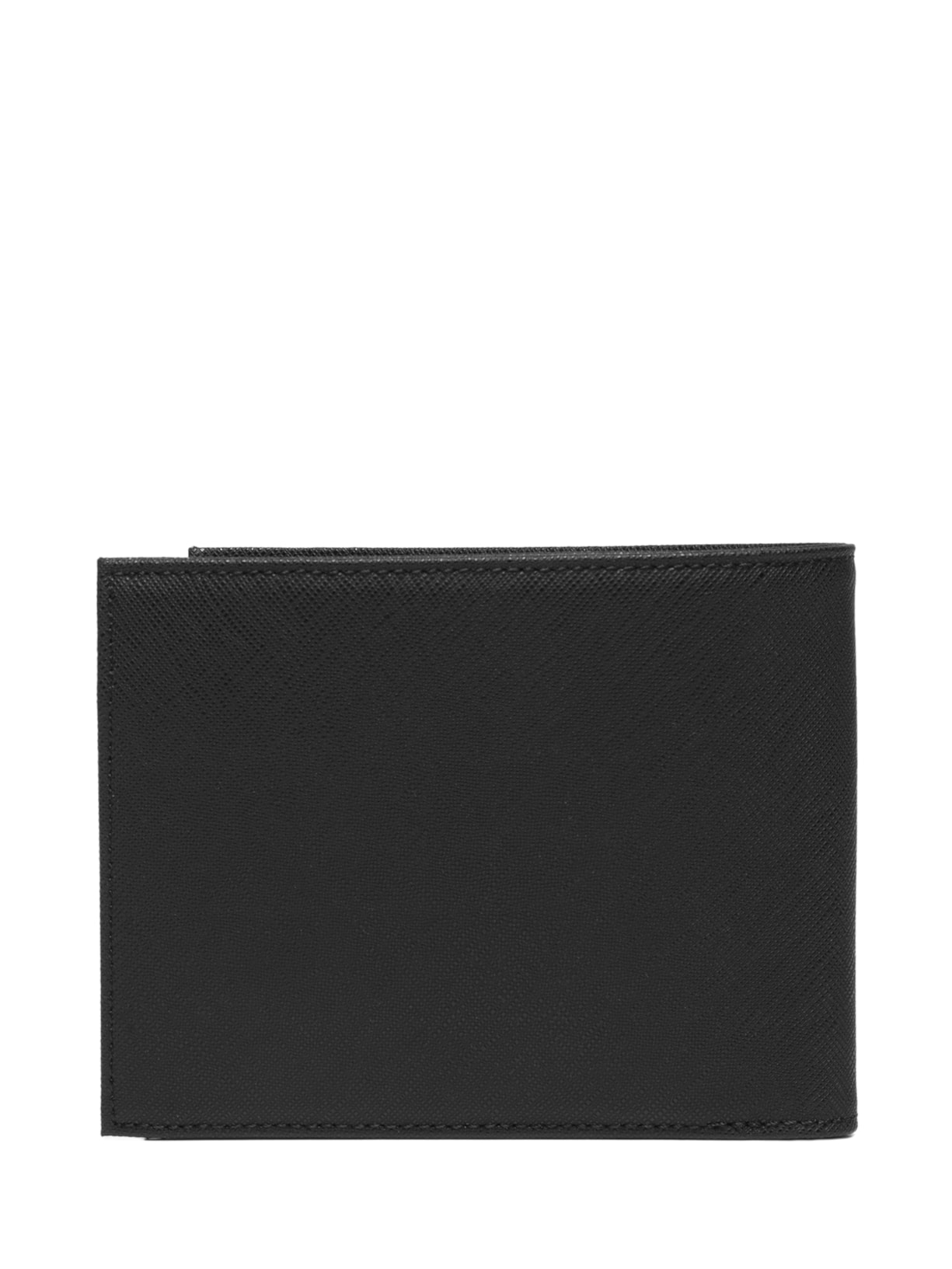 Carteira Masculina Bi-Fold Coin Pocket Preto Emporio Armani