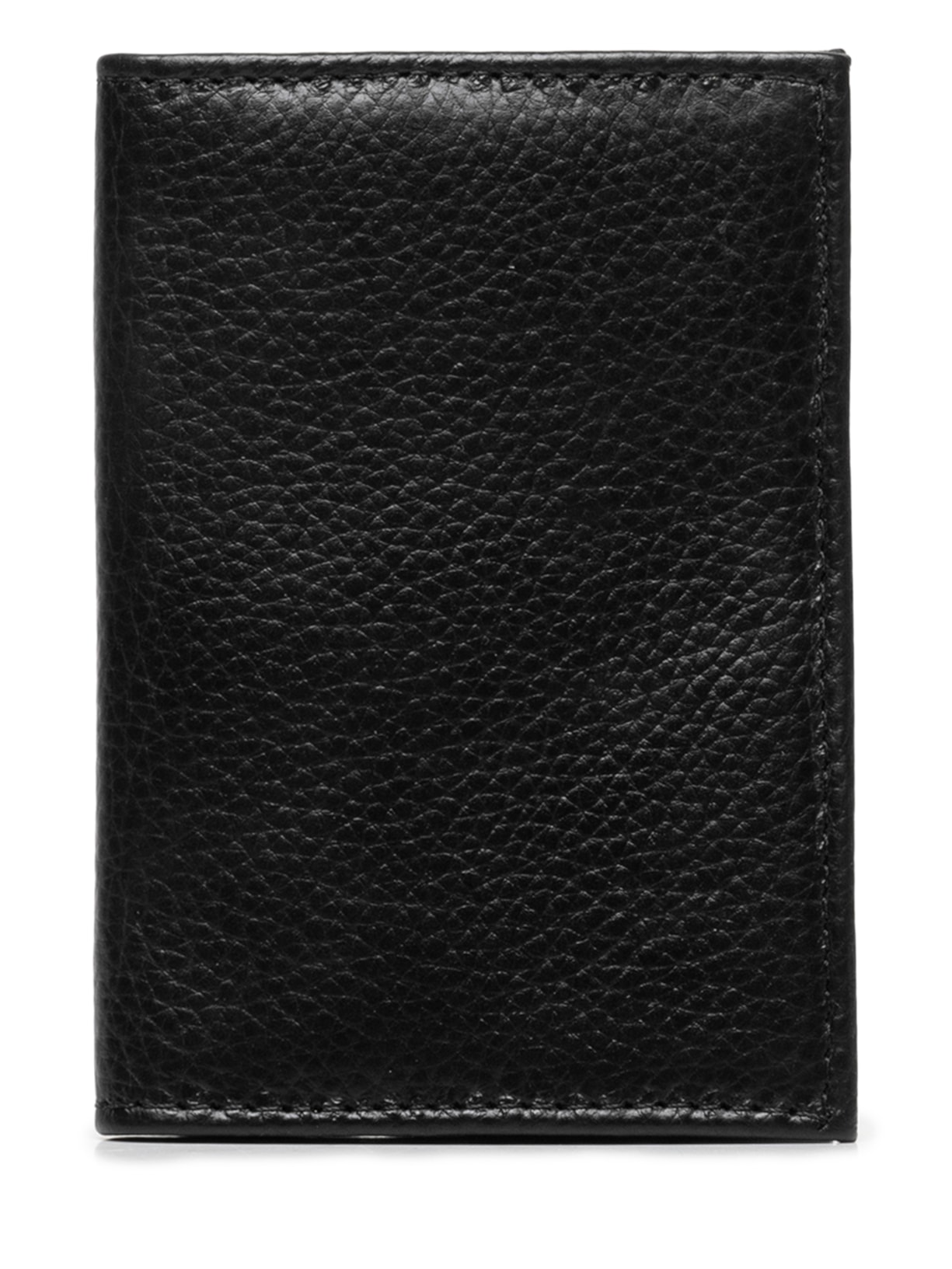 Carteira Masculina Bifold Couro - Preto