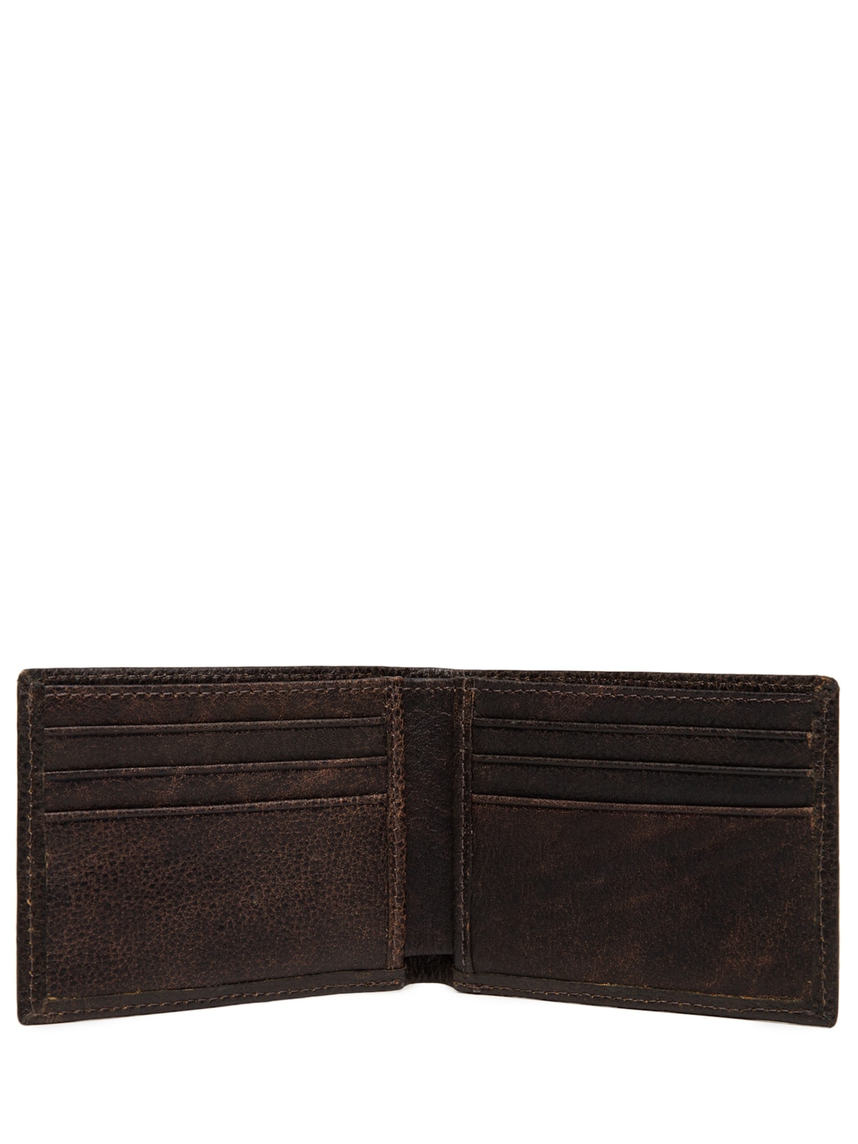 Carteira Masculina Couro Fossil Marrom Osklen