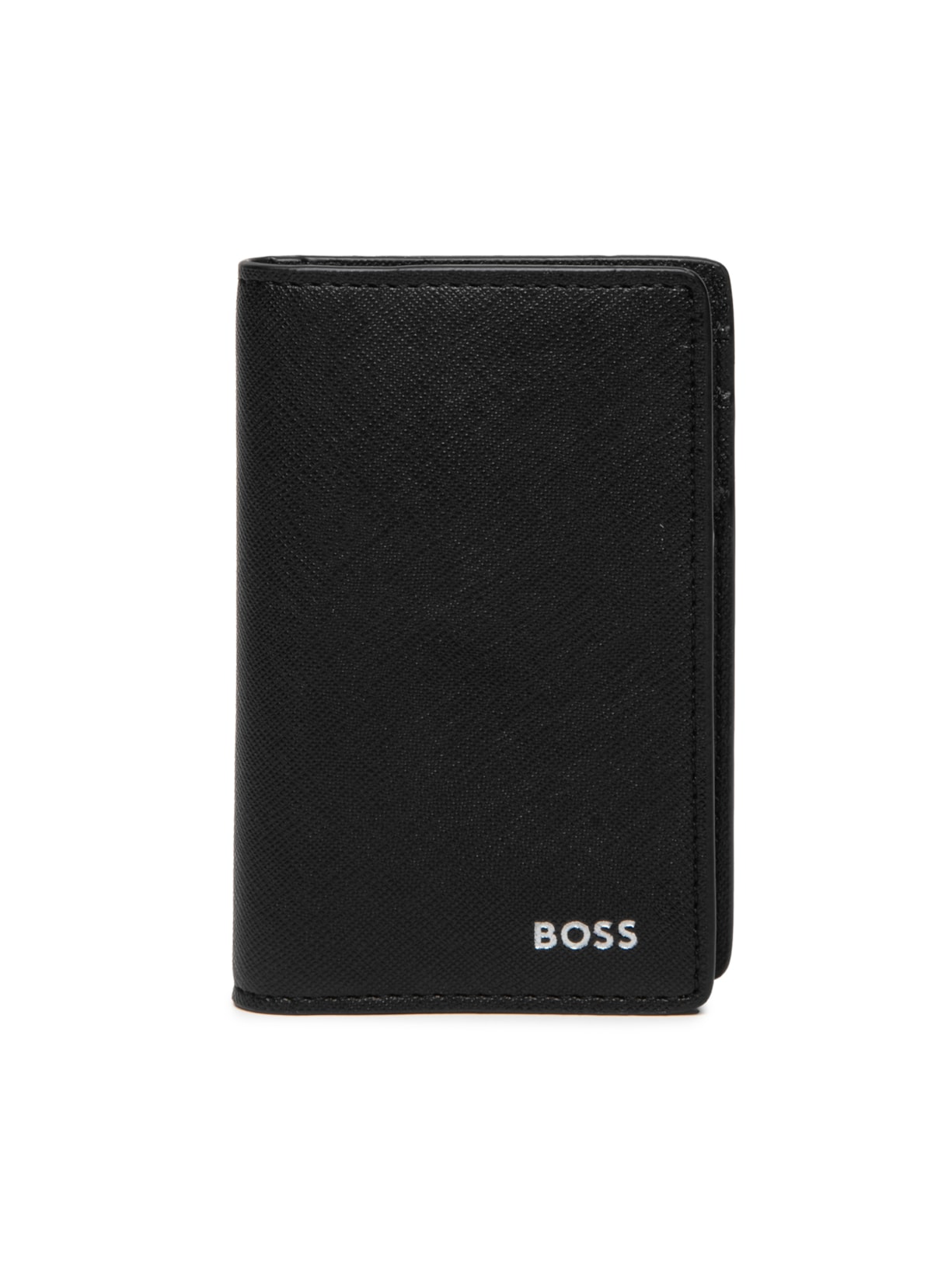 Carteira Masculina Couro Preto Boss