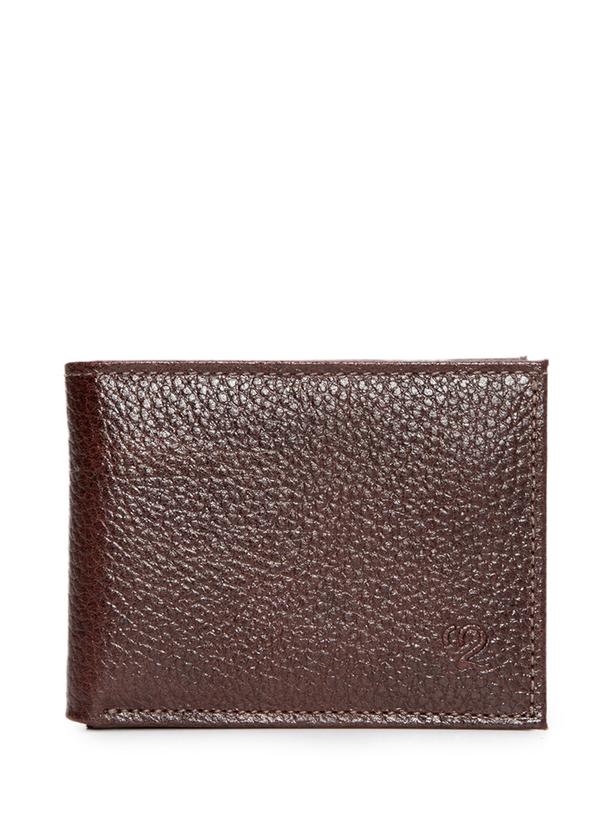 Carteira Masculina Couro Texturizado - Marrom